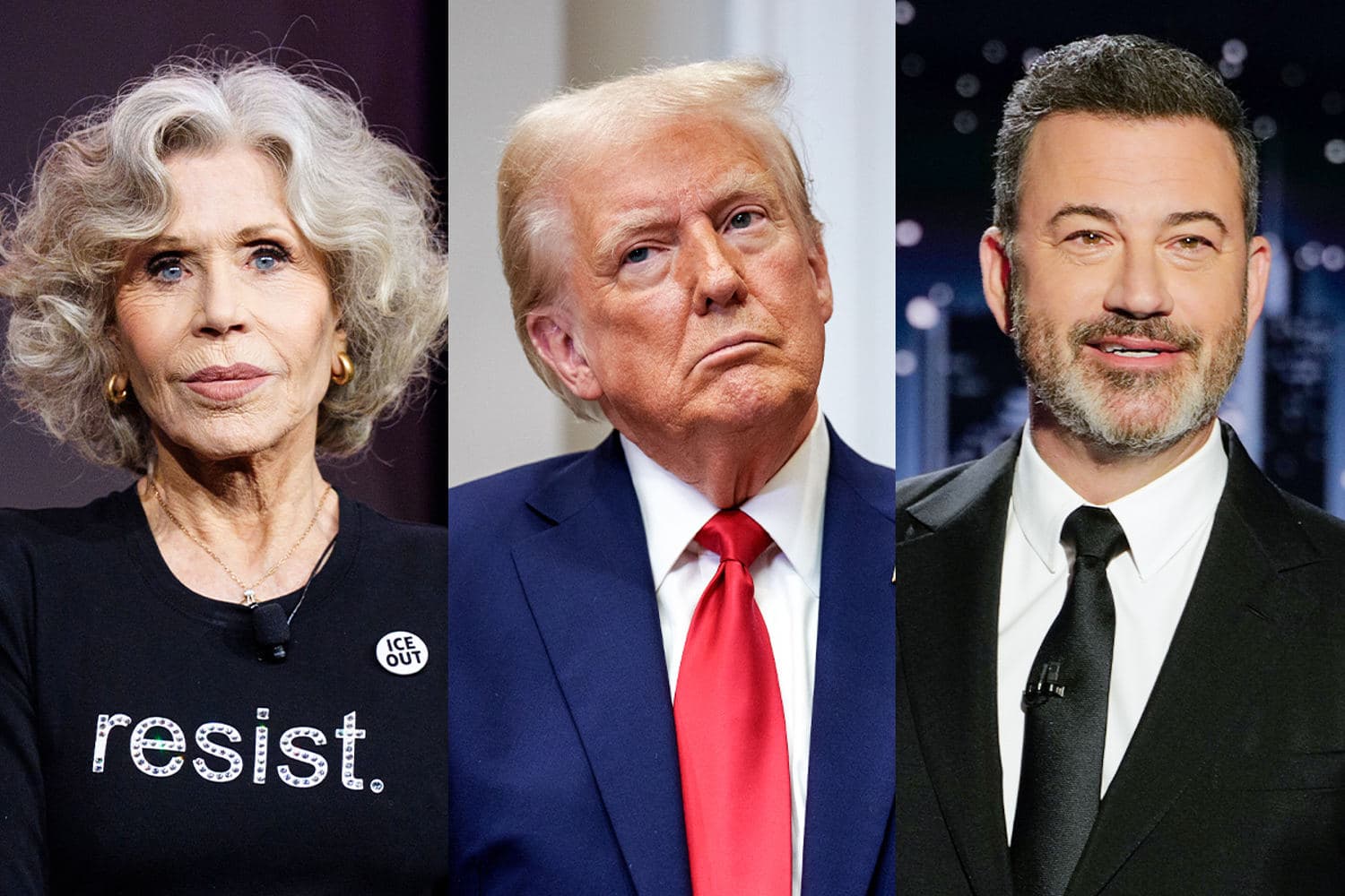 Jane Fonda free speech group to ABC: Resist Trump, keep Kimmel