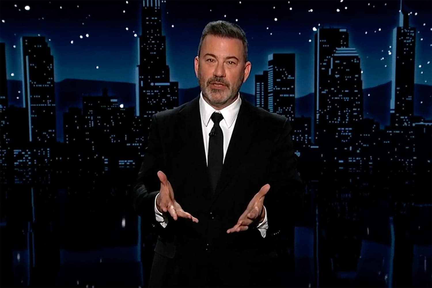 Jimmy Kimmel says joke was not a call for assassination as the Trumps demand his firing