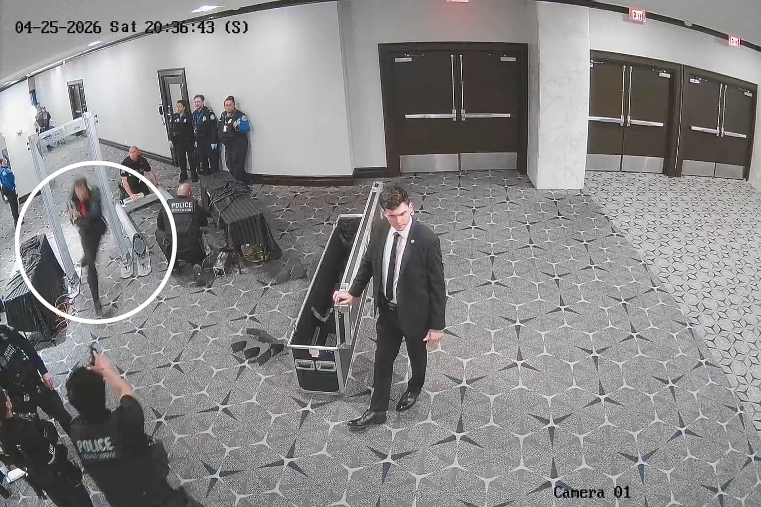 New video shows correspondents' dinner suspect shooting officer, top prosecutor says