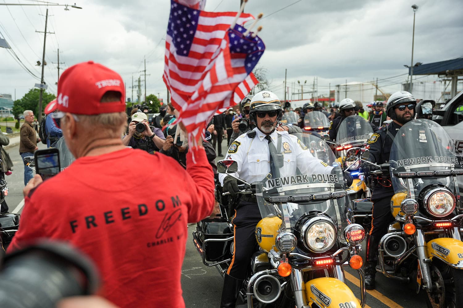 Dueling protests face off at New Jersey ICE detention center over detainee conditions