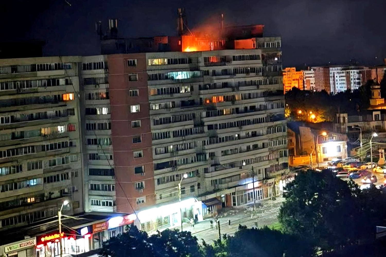 Drone hits Romania apartment block during Russian attack on neighboring Ukraine