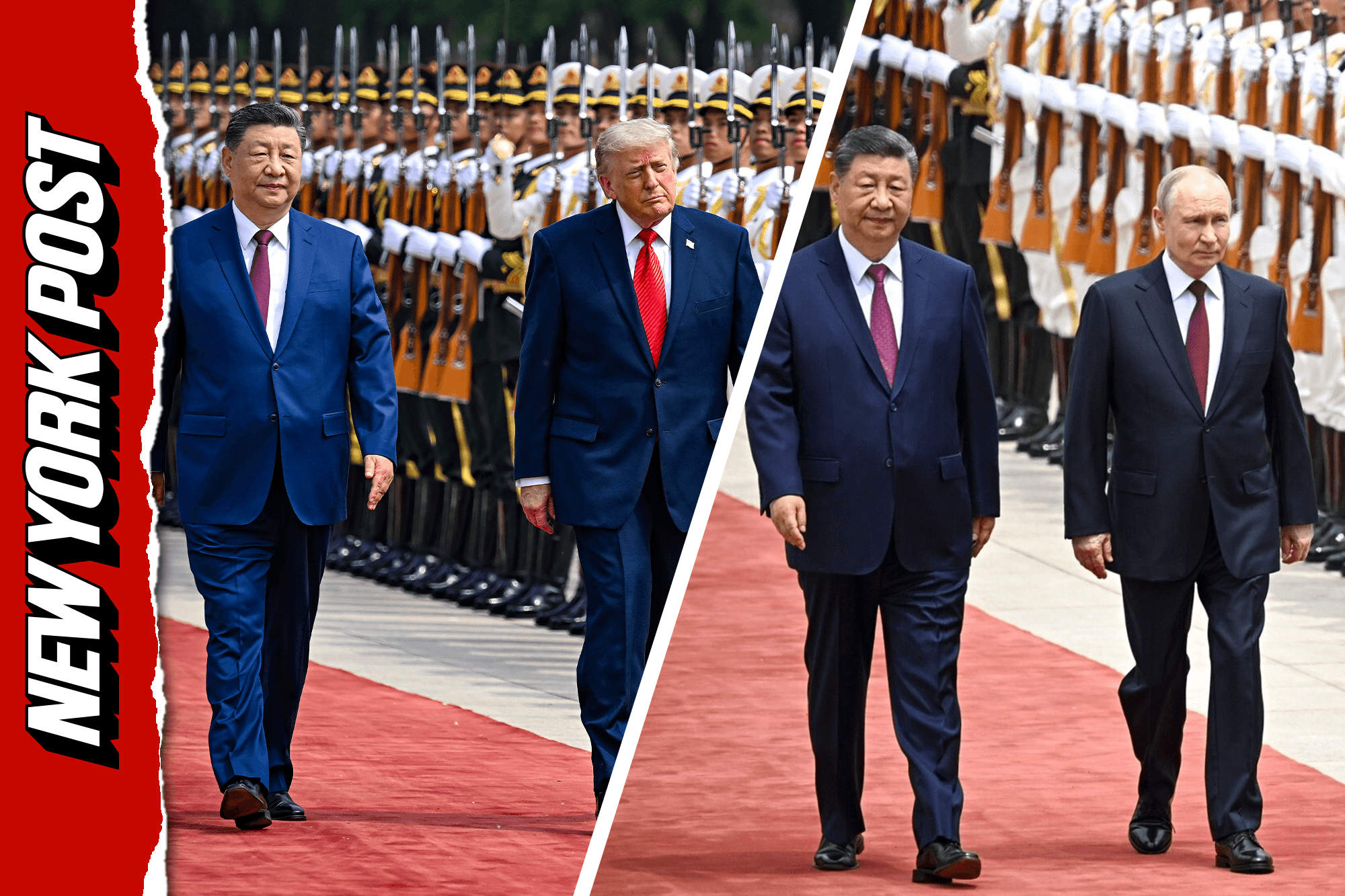 Deja vu: Days after hosting Trump, Xi gives Putin the same treatment in China