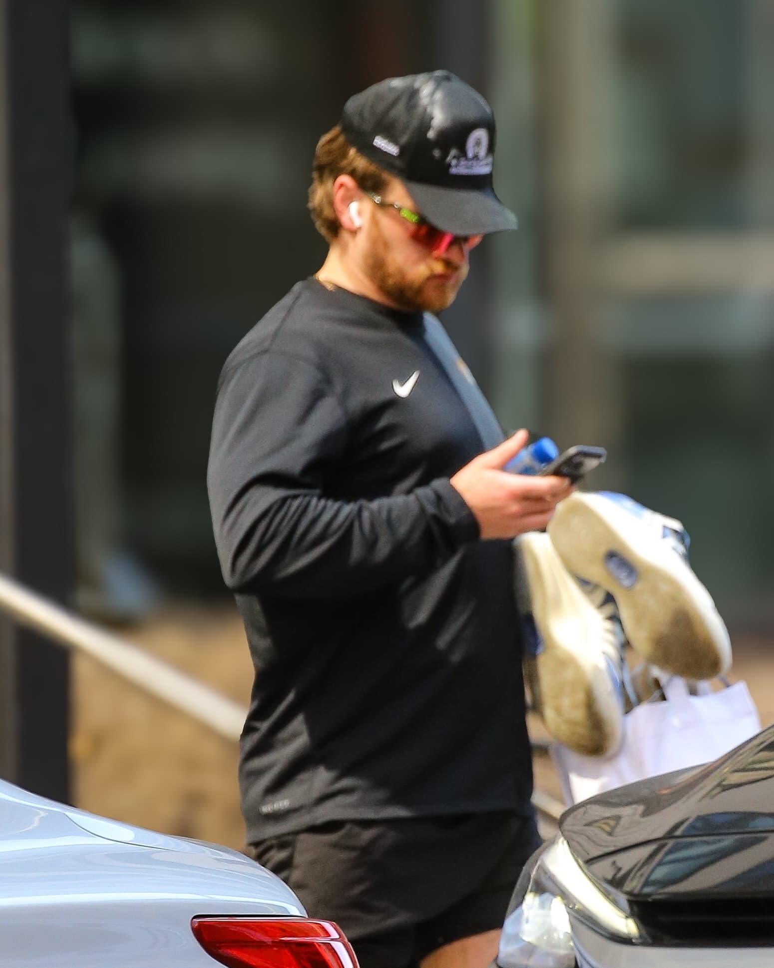 West Wilson leaves Amanda Batula’s apartment with shoes in hand after first public date since romance bombshell