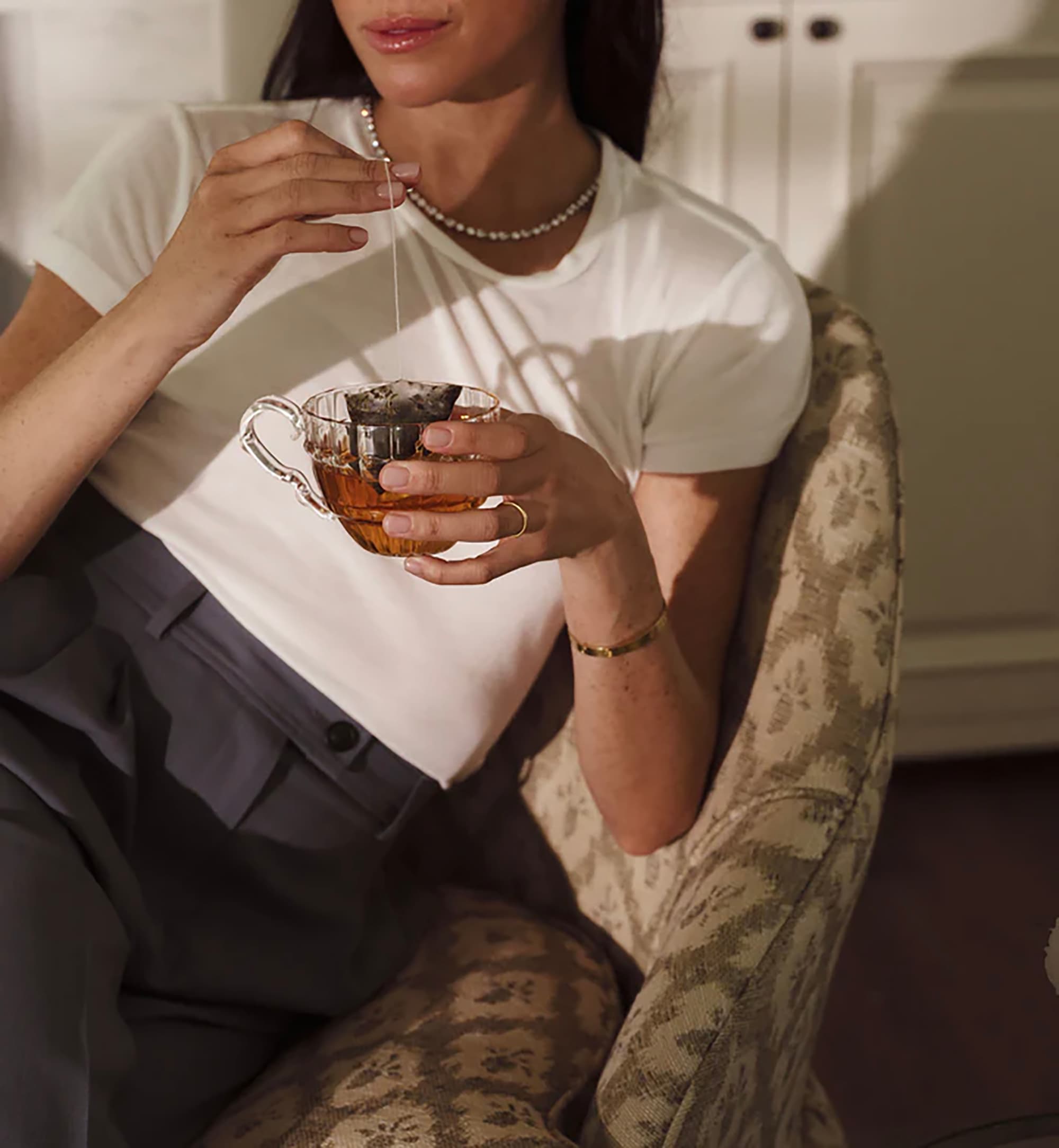 Meghan Markle pairs $63K diamond necklace with white T-shirt in new As Ever promo pics