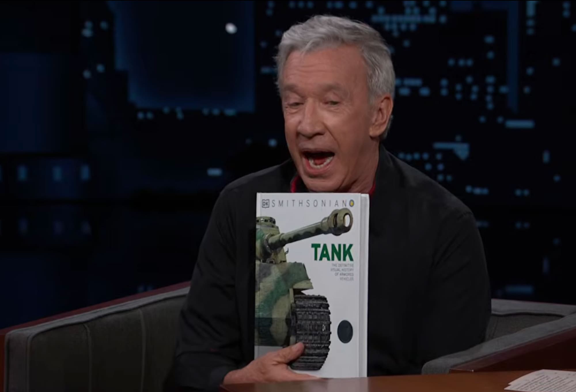 Tim Allen bluntly tells Jimmy Kimmel he ‘hates’ his birthday gift in awkward interview
