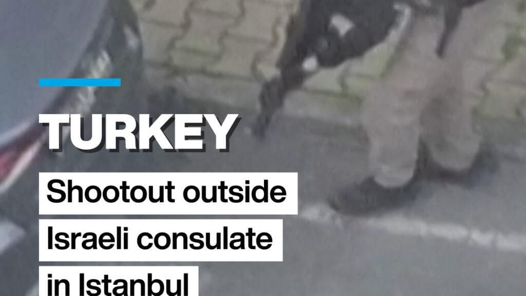 Shootout outside Israeli consulate in Istanbul