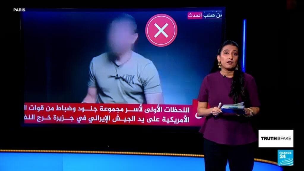 Fake images falsely claim Iran captured US marines on Kharg Island