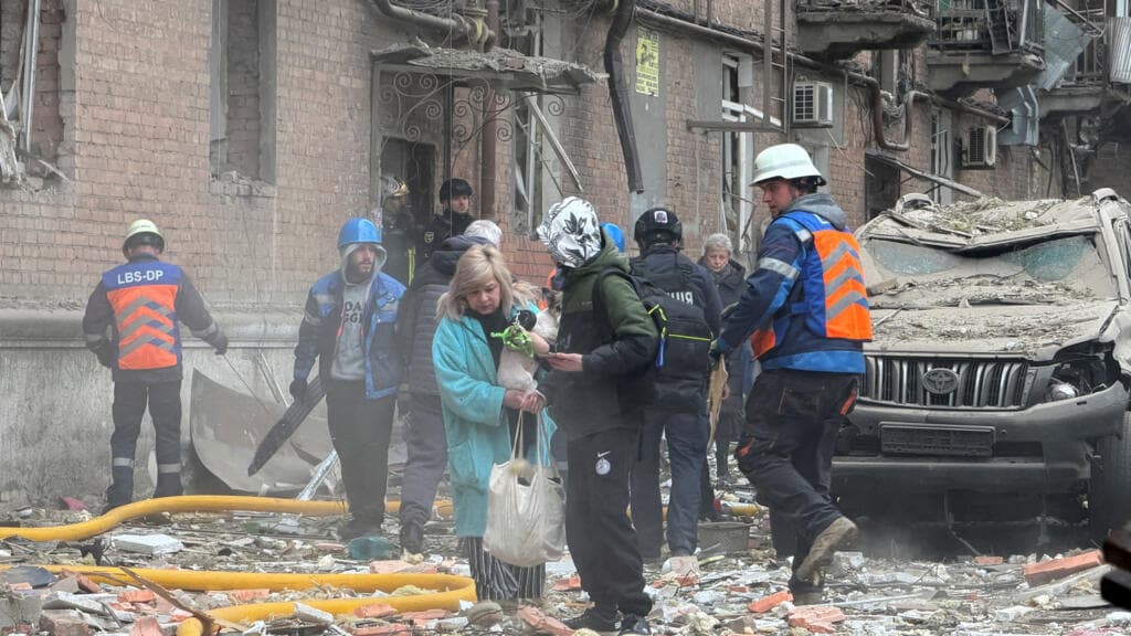 Major Russia drone and missile attack kills several, wounds dozens in Ukraine