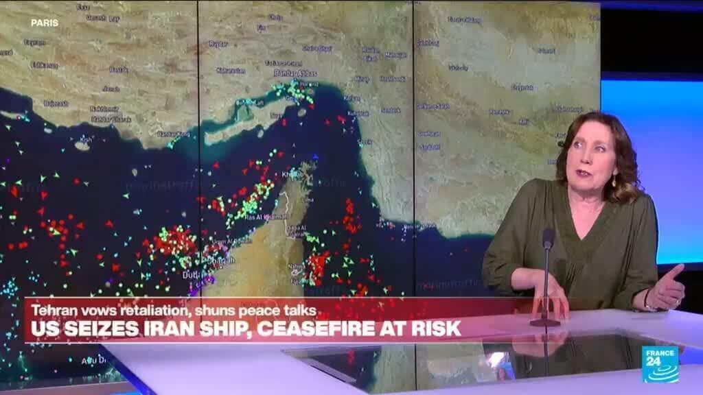 Ceasefire at risk after US seizes Iranian ship, Iran shuns peace talks