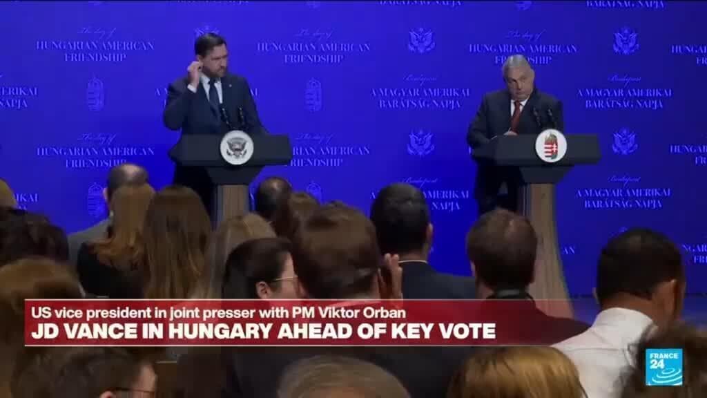REPLAY: Vance and Orban hold press conference ahead of Hungary election