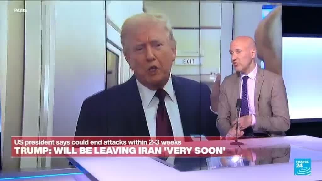 US Trump says will be leaving Iran 'very soon'
