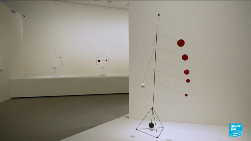 Artist Alexander Calder's mobiles come to life in a Paris exhibition
