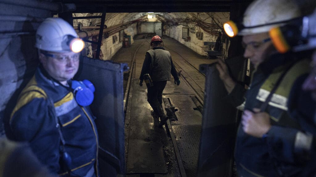 More than 40 trapped underground after strike on coal mine in Russian-controlled Luhansk region