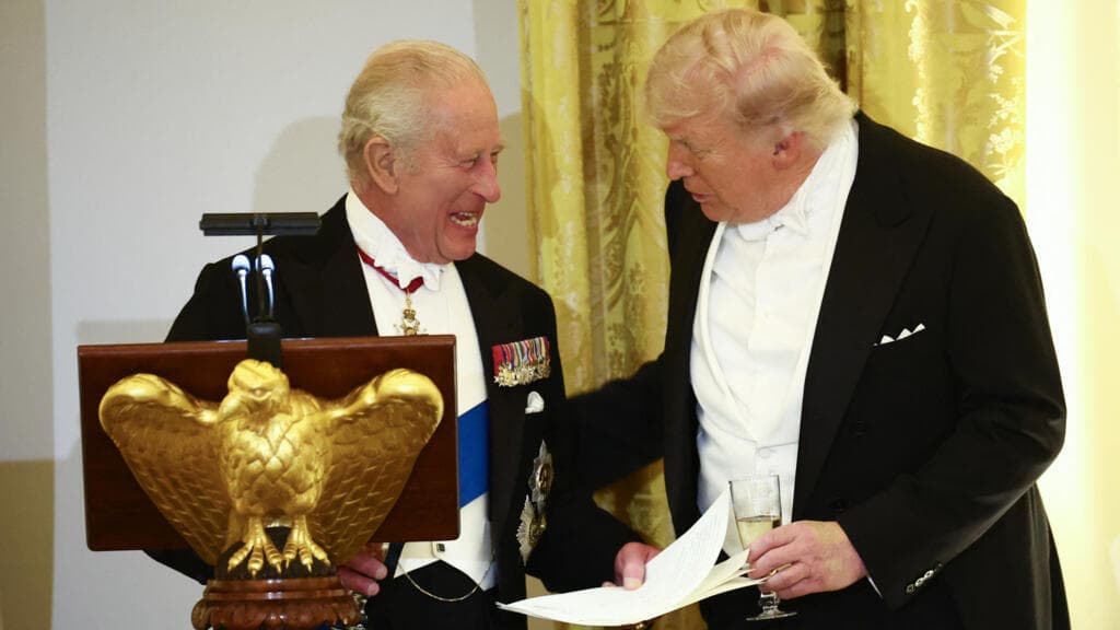 'You'd be speaking French': King Charles pokes fun at Trump during state dinner