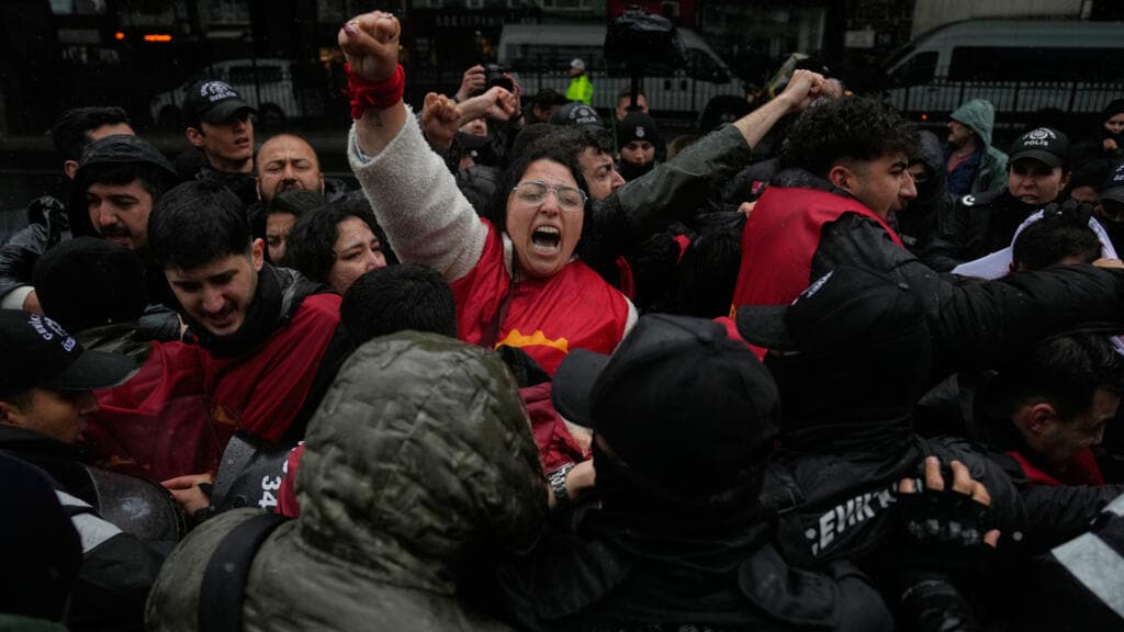 The week in pictures: May Day marches, King Charles in Bermuda and Mali's rebel push