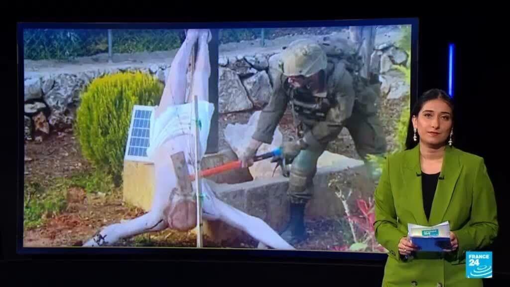 Israel confirms its soldier destroyed Jesus statue in Lebanon