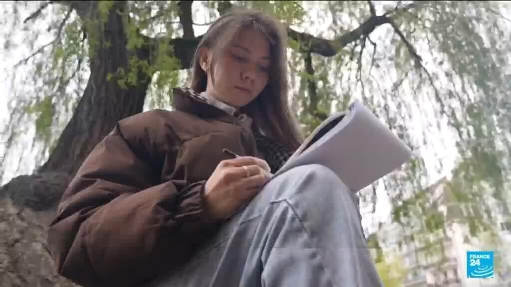 Exiled for a drawing: The Russian father and daughter who stood up to Putin