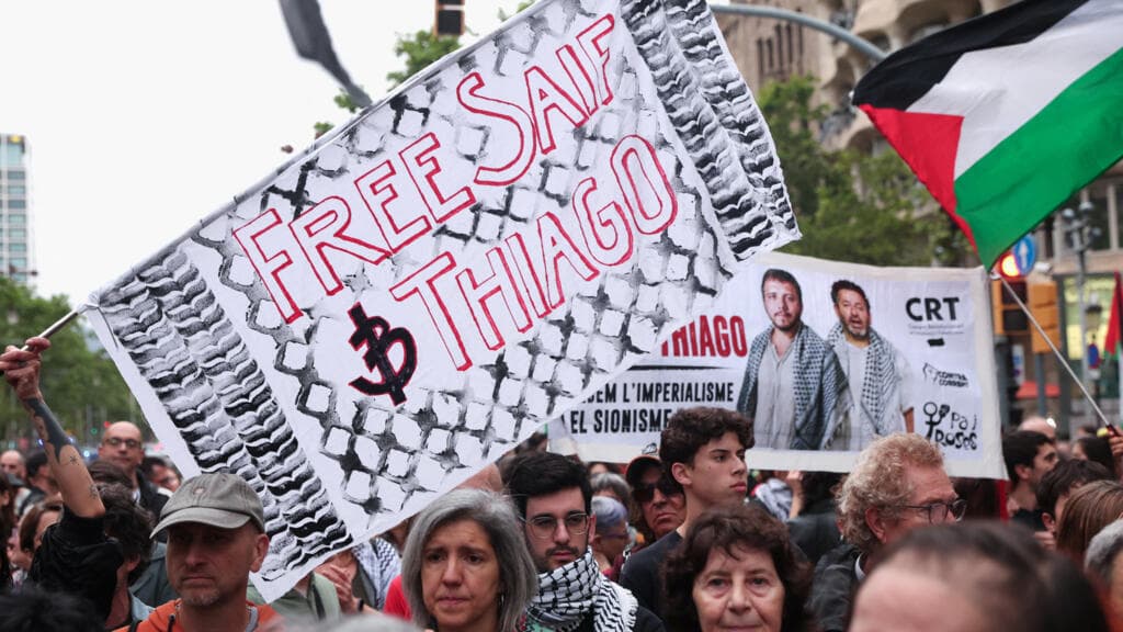 Two foreign activists seized from Gaza aid flotilla appear before Israeli court
