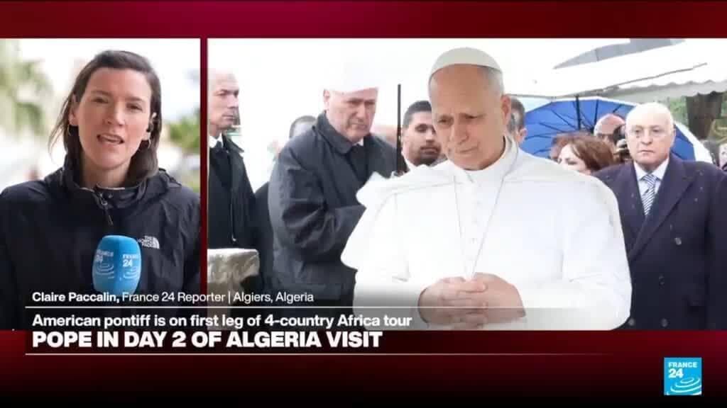 Pope walks in footsteps of St Augustine on 2nd day of Algeria visit