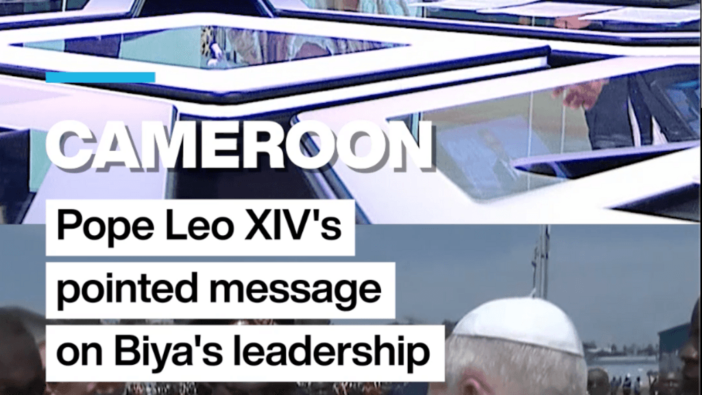 Cameroon: Pope Leo's pointed message to Biya
