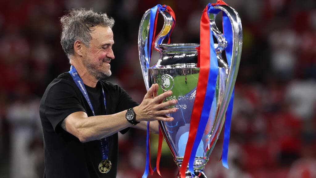 Luis Enrique hails 'even bigger' win as PSG retain Champions League title