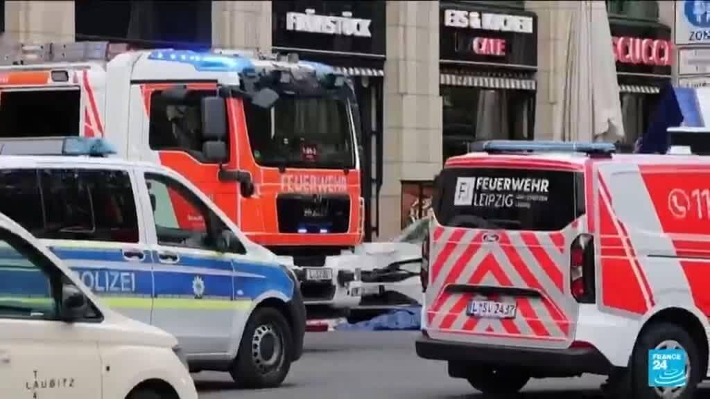 Two dead as car rams crowd in Germany's Leipzig