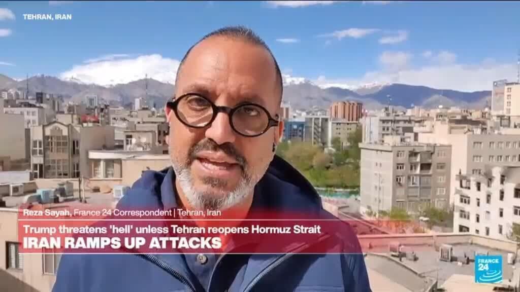 Donald Trump threatens "hell" unless Tehran reopens Hormuz Strait