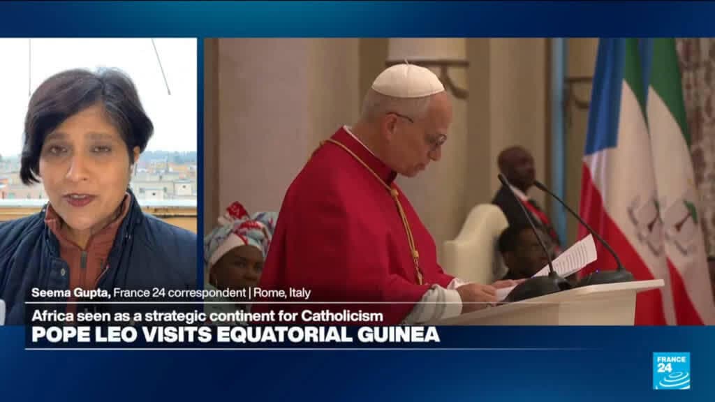 Pope calls for 'law and justice' on Equatorial Guinea visit