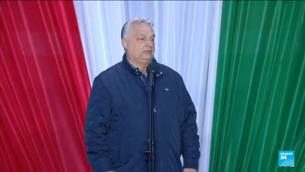 Orbán and Magyar hold rival rallies in Hungary ahead of Sunday's elections