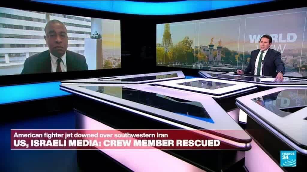 US fighter jet downed. Spencer Boyer speaks to France 24