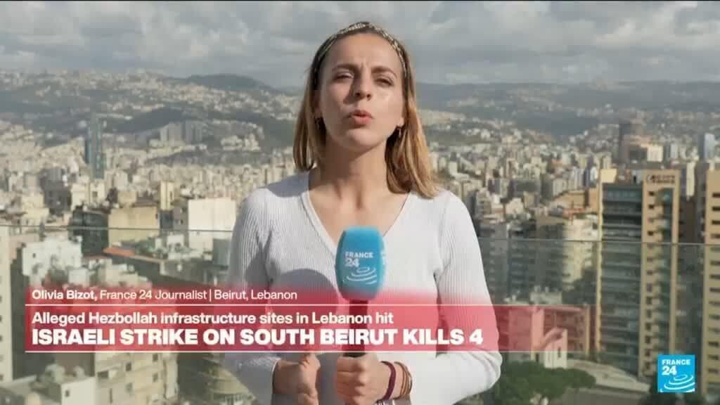 War in the Middle East: Israeli strike on South Beirut kills at least 4 people