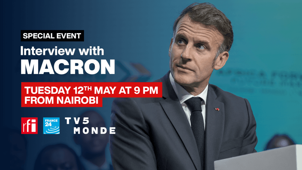 Exclusive: Emmanuel Macron interview on FRANCE 24, Tuesday May 12 at 9pm