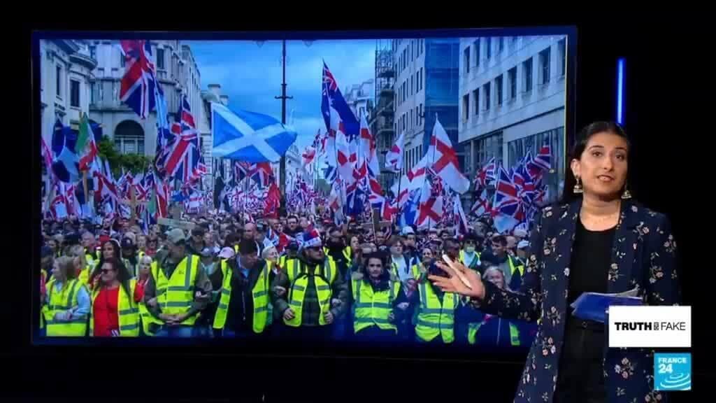 UK far-right rally: AI images, old footage exaggerate ‘Unite the Kingdom’ turnout online