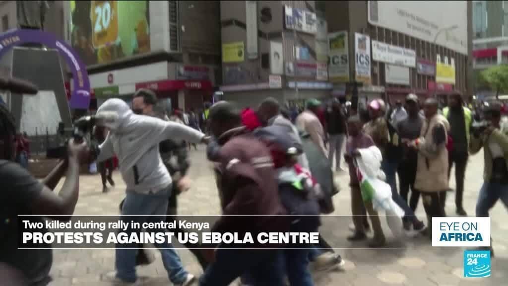 Two killed in Kenya protests over US Ebola centre