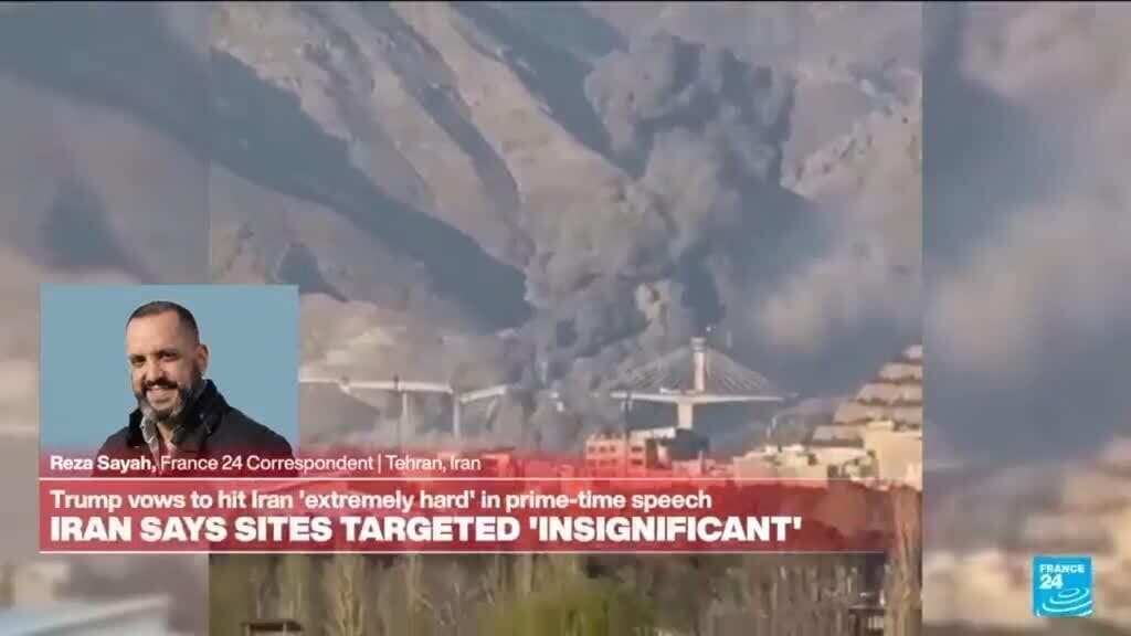 US and Israel 'again bombing what were clearly non-military sites' in Iran