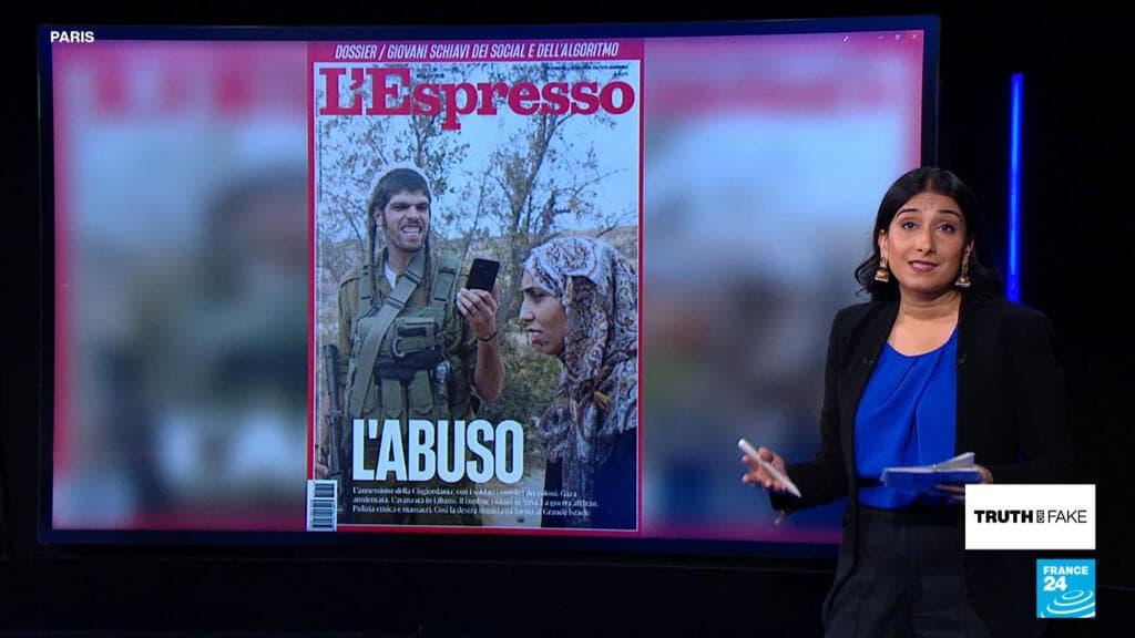 'L’Abuso': Real Italian magazine cover of Israeli settler sparks online storm