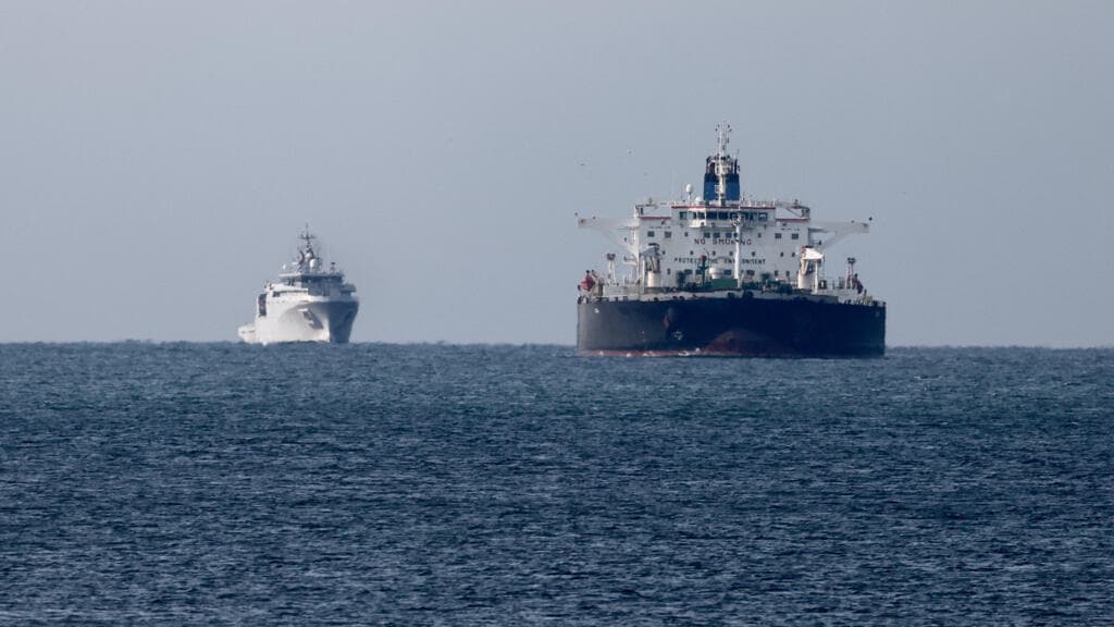 France and allies intercept sanctioned Russian oil tanker in Atlantic