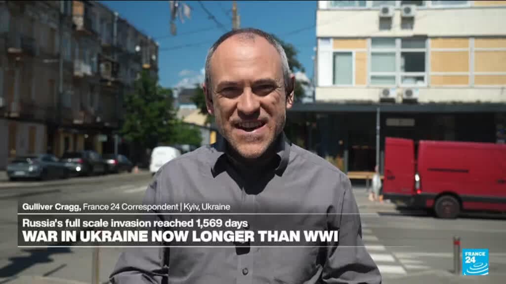 War in Ukraine now longer than WWI: Russia's full scale invasion reached 1,569 days
