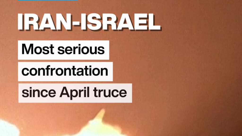 Israel, Iran trade fire in first clash since truce