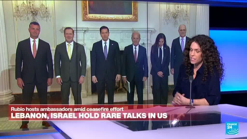 Rubio hosts Israeli, Lebanese envoys as talks begin in Washington