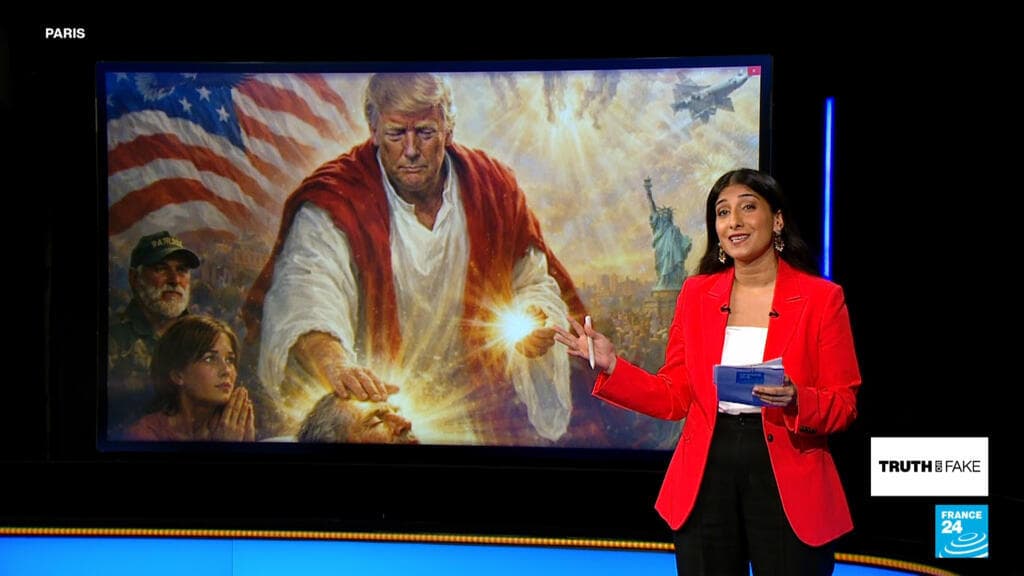 Donald Trump deletes AI image of himself as Jesus after attacking Pope Leo