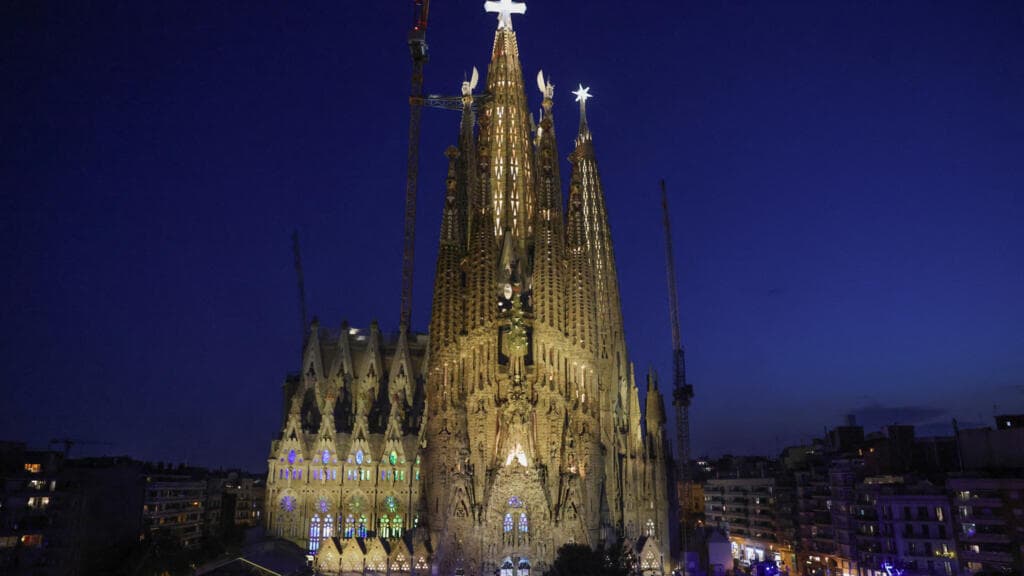 Pope Leo to bless newly completed Sagrada Familia tower in Barcelona