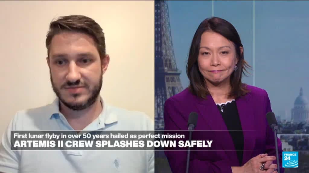 Artemis II crew splashes down safely