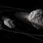 Binary asteroids' puzzling configurations may link to multi-satellite history