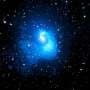 'Calm' galaxy cluster hides a violent cosmic scene that took 4 billion years to settle