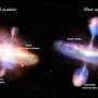 Heavily reddened quasars caught going through a 'blow-out' phase