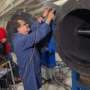 Studying impact flashes to detect missile and meteorite composition