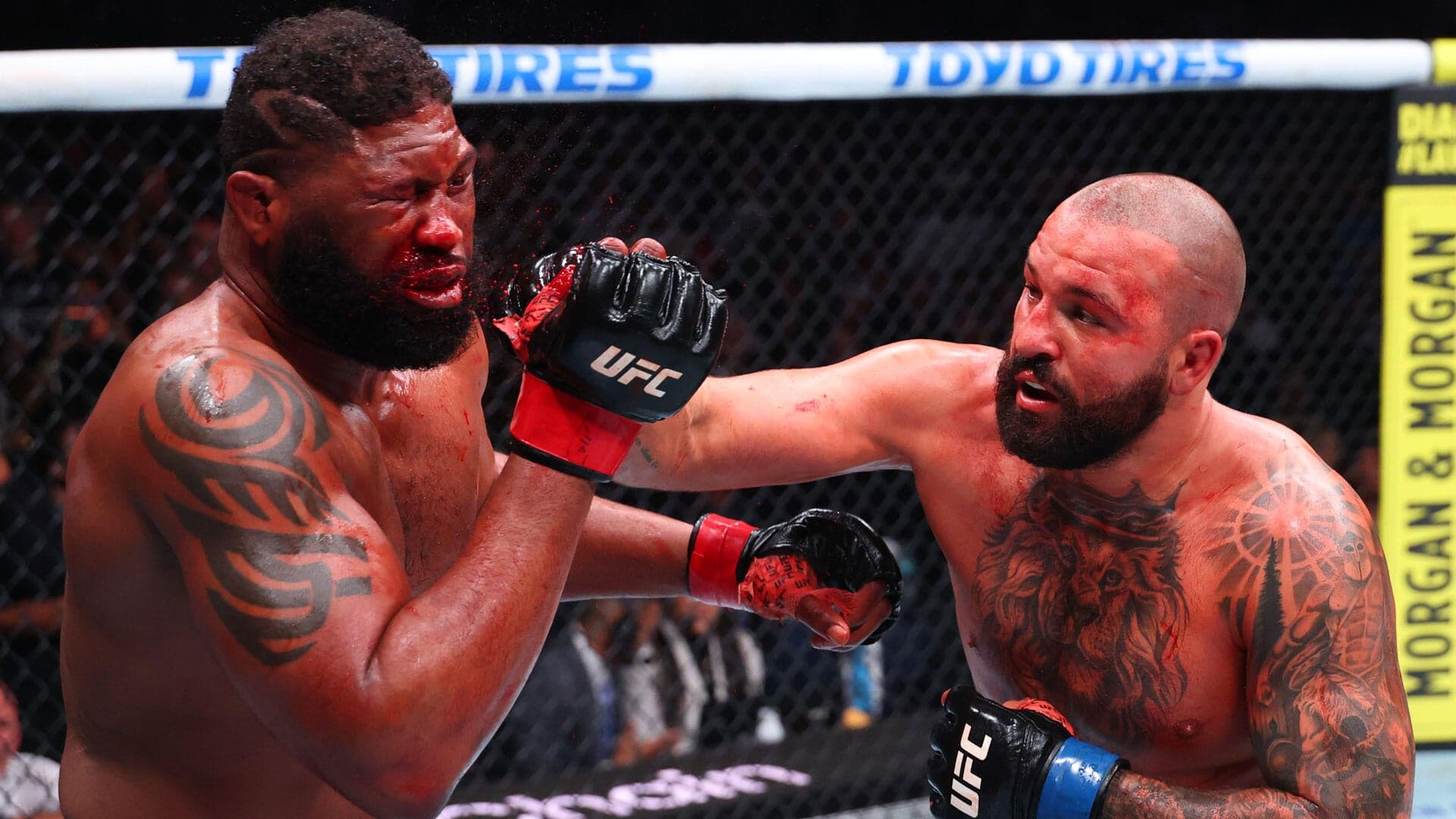 UFC 327 results, highlights: Josh Hokit outduels Curtis Blaydes in all-time heavyweight brawl