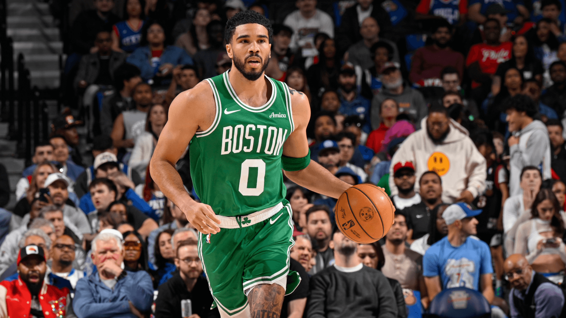 Jayson Tatum out for Celtics' pivotal Game 7 vs. 76ers with 'left knee stiffness'