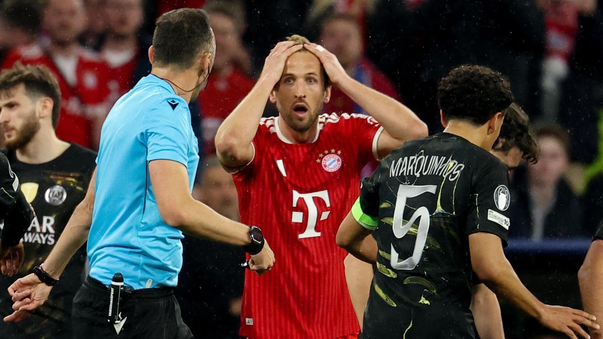 What is a handball? Ref controversially rules against Bayern Munich twice in UCL semi vs. PSG